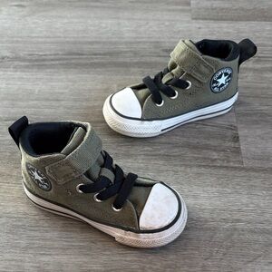 Converse Chuck Taylor kids olive green sneakers